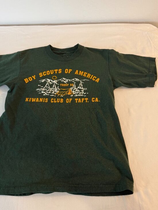 Other - Vintage Boy Scouts of America Kiwanis Club Taft CA Troop 50 T Shirt Men's M